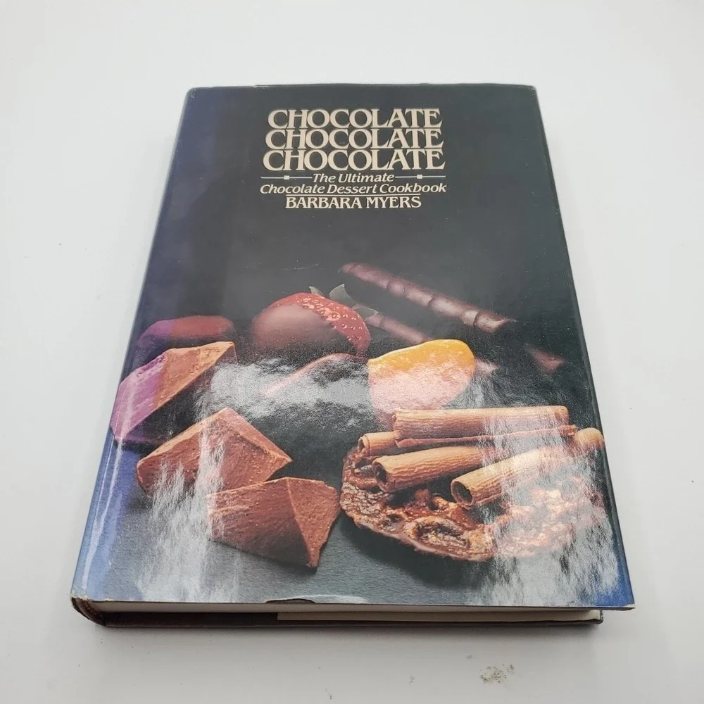 CHOCOLATE CHOCOLATE CHOCOLATE Hardcover Barbara Myers VG NOS‎